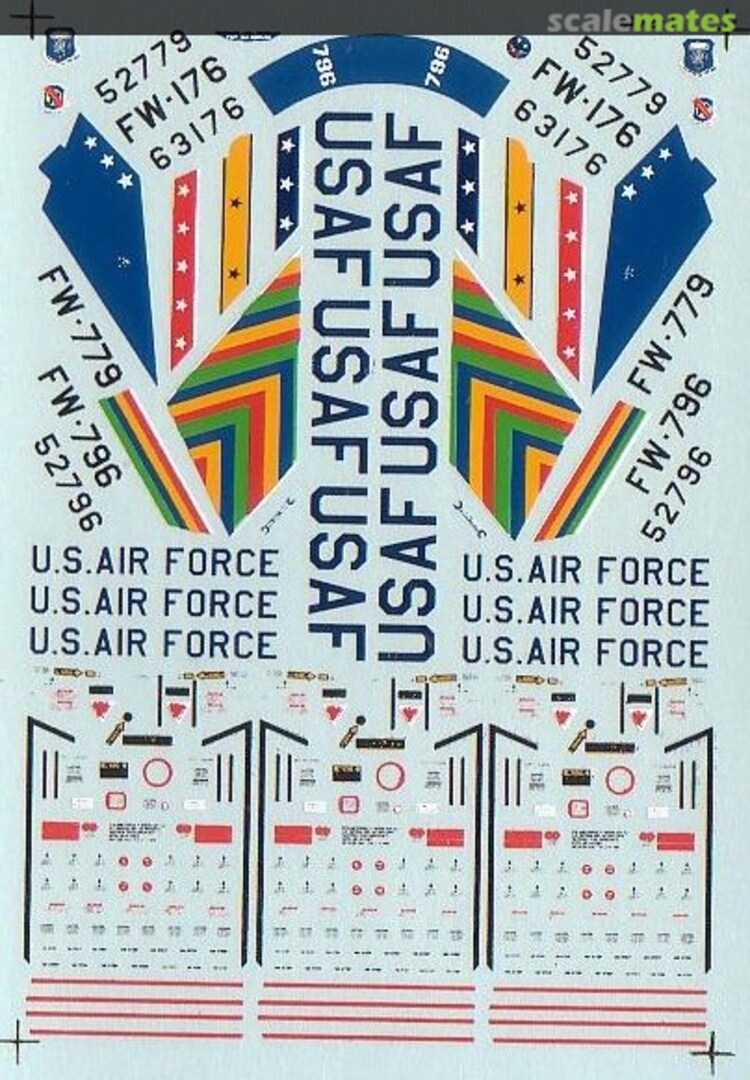Boxart USAF F-100D Super Sabre #4 44-177 Microscale