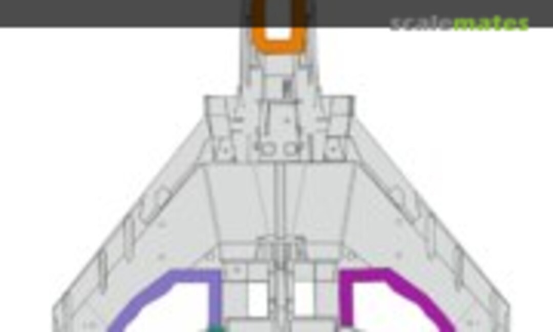 1:48 F-4E wheel bays (Eduard EX962) EX962