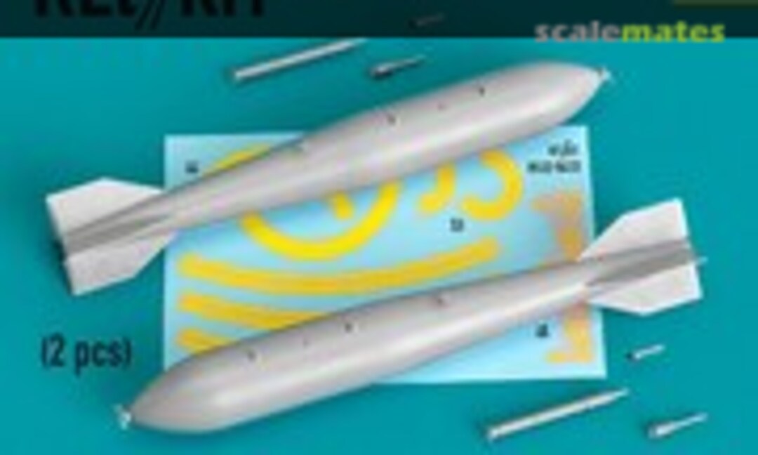 1:32 M-118 GP bombs (2 pcs.) (F-105, F-100, F-4) (3D Printing) (ResKit RS32-0433) RS32-0433