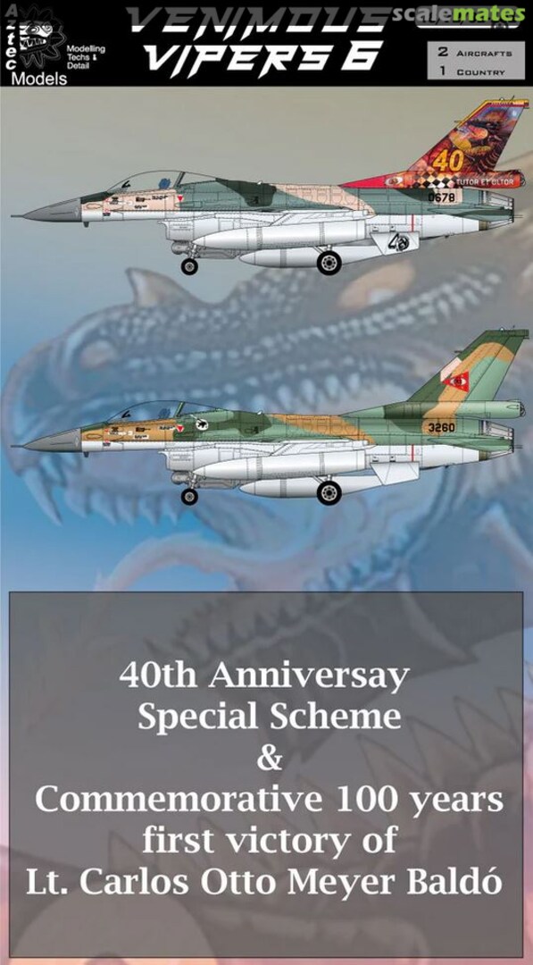 Boxart F-16 Venezuela 40th Years 48-101 Aztec Models