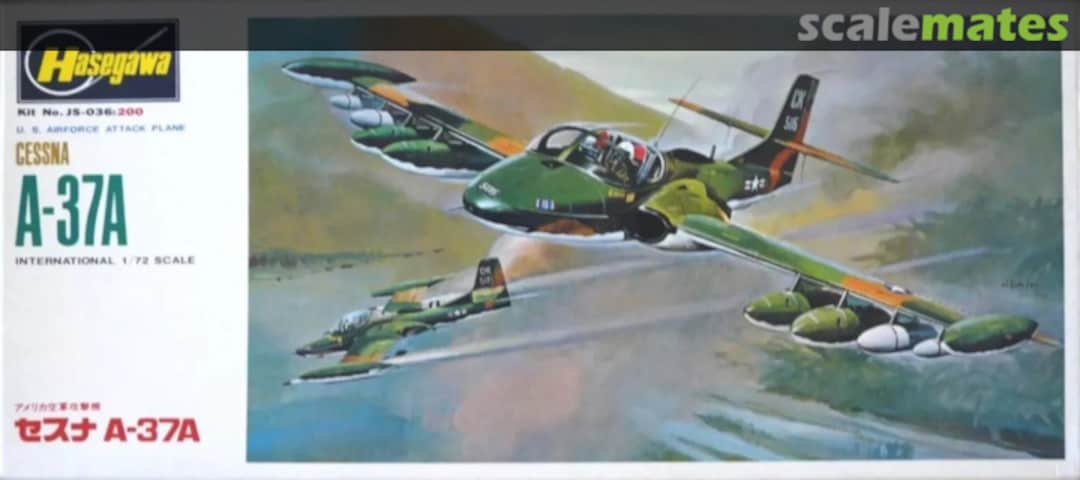 Boxart Cessna A-37A JS-036:130 Hasegawa