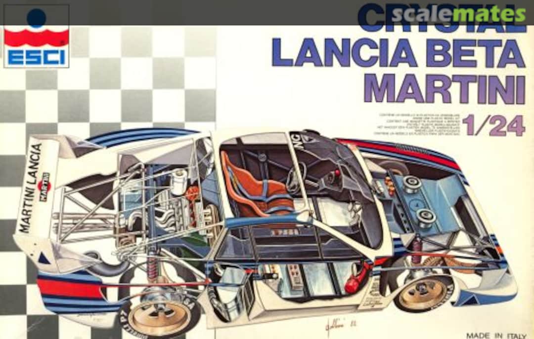 Boxart Lancia Beta Montecarlo Martini 3044 ESCI