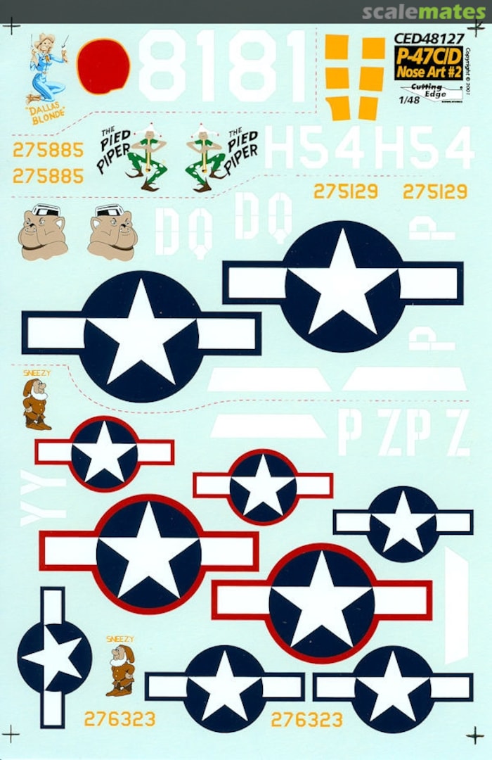 Contents Thunderbolt! P-47 Nose Art Part 2 CED48127 Cutting Edge Modelworks Contents Thunderbolt! P-47 Nose Art Part 2 CED48127 Cutting Edge Modelworks