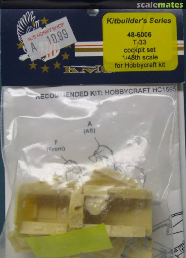Boxart T-33 Cockpit Set 48-6006 KMC Boxart T-33 Cockpit Set 48-6006 KMC