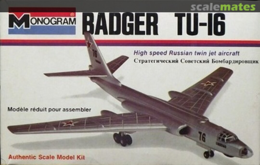 Boxart Badger Tu-16 6793 Monogram Boxart Badger Tu-16 6793 Monogram