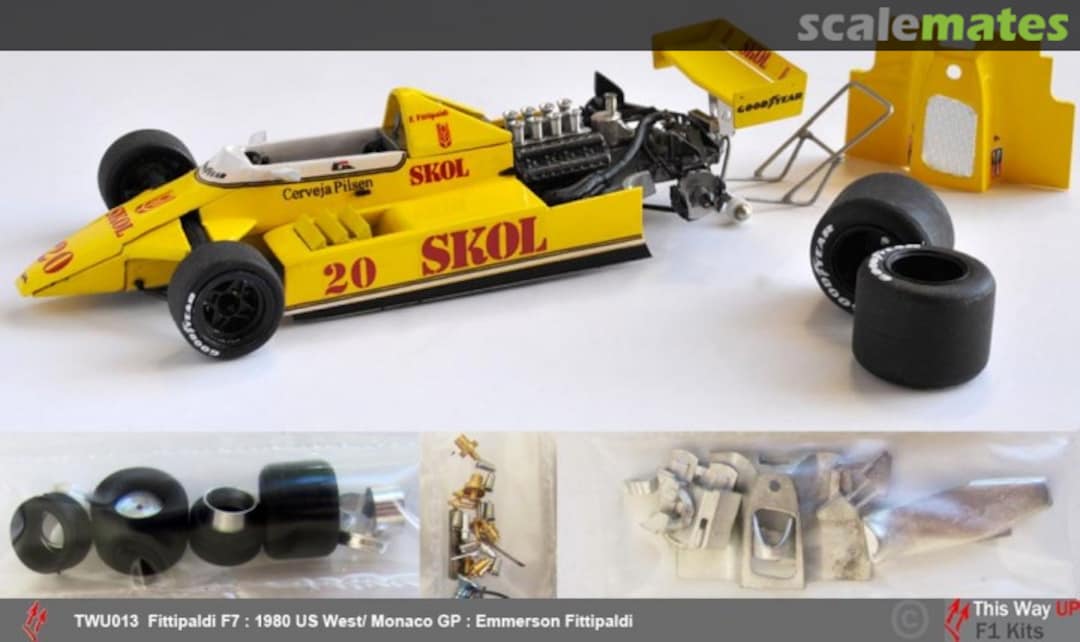 Boxart Fittipaldi-Ford F7 "Skol" TWU 013 This Way Up Boxart Fittipaldi-Ford F7 "Skol" TWU 013 This Way Up