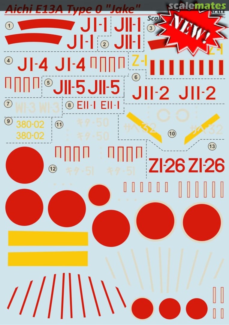 Boxart Aichi E13A Type 0 "Jake" 72-206 Print Scale Boxart Aichi E13A Type 0 "Jake" 72-206 Print Scale