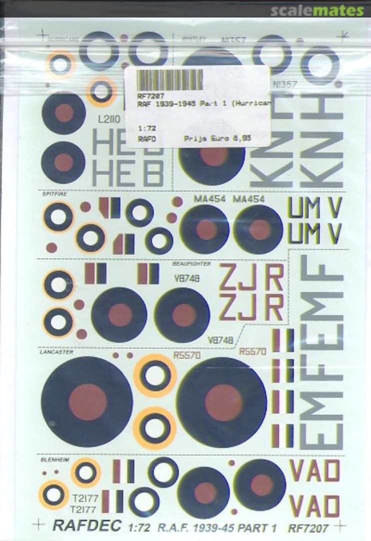 Boxart RAF 1939-1945 Part 1 RF7207 RAFDec Boxart RAF 1939-1945 Part 1 RF7207 RAFDec