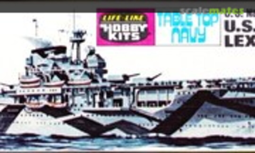 1:1200 U.S.S. Lexington (LIFE-LIKE Hobby Kits 09407)