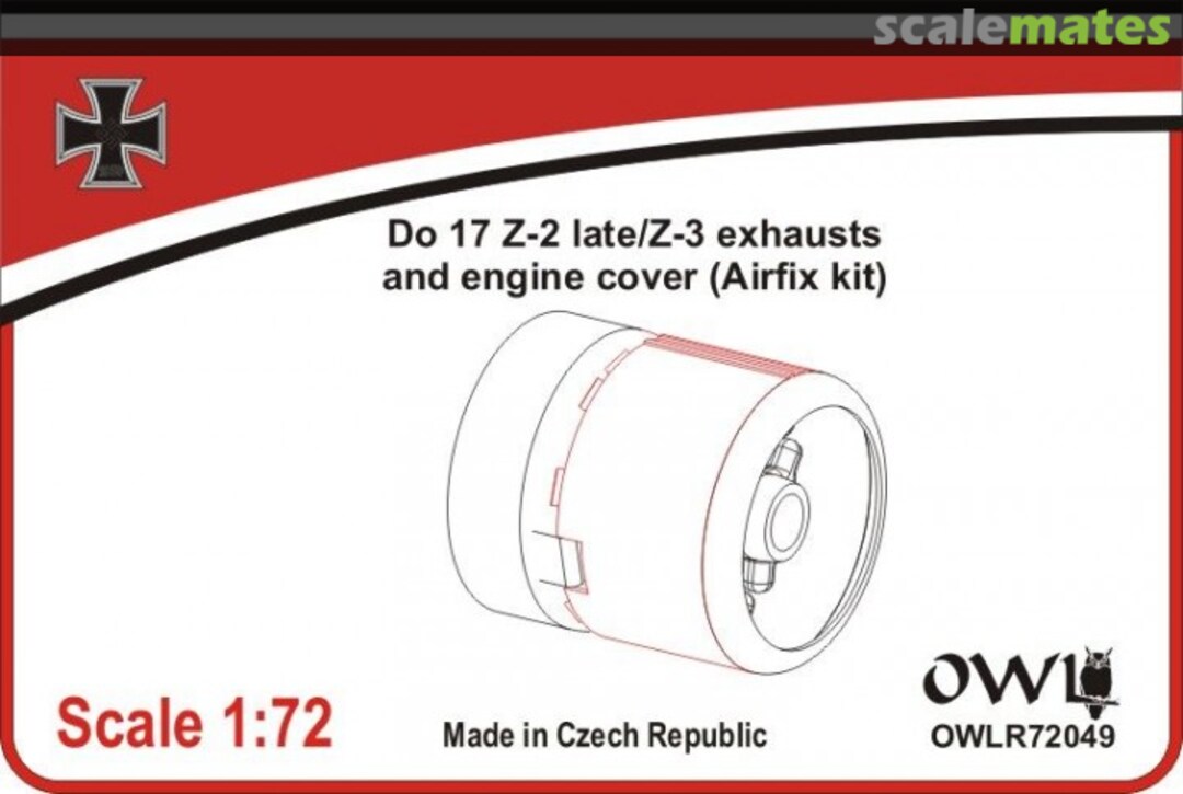 Boxart Do 17-2 late/Z-3 exhausts R72049 OWL Boxart Do 17-2 late/Z-3 exhausts R72049 OWL