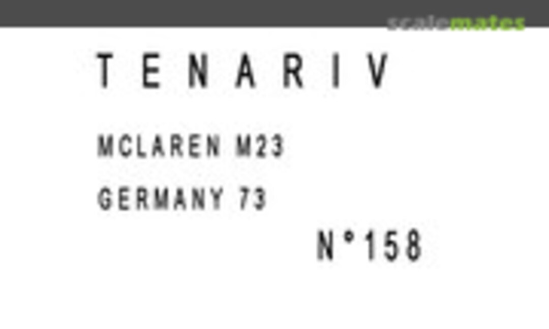 1:43 McLaren M23 (Tenariv 158)