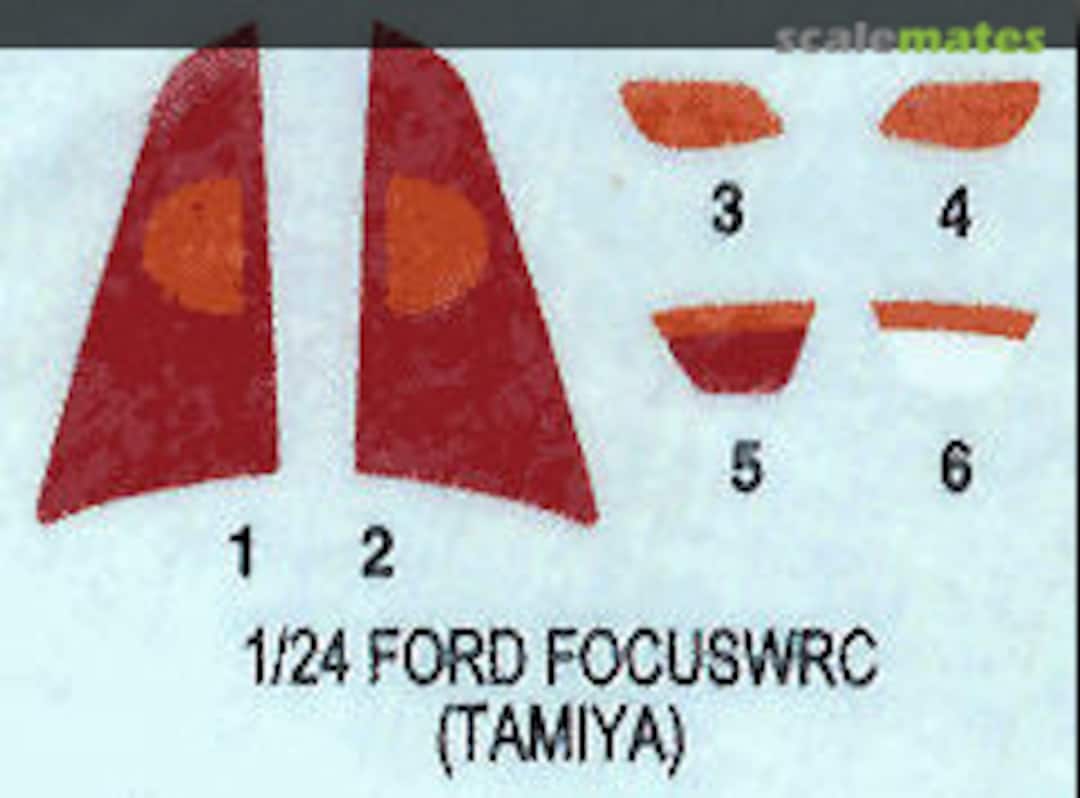 Boxart Ford Focus WRC - Tail Lamp Decal ST27-FP2426 Studio27 Boxart Ford Focus WRC - Tail Lamp Decal ST27-FP2426 Studio27