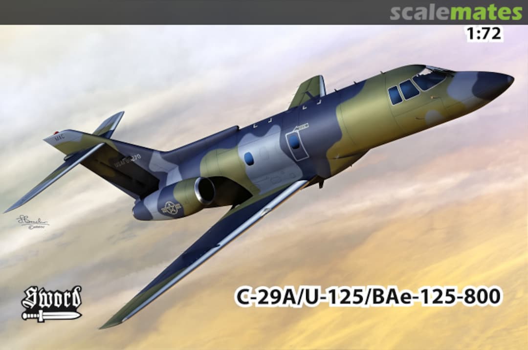 Boxart C-29A/U-125/BAe-125-800 SW72141 Sword Boxart C-29A/U-125/BAe-125-800 SW72141 Sword