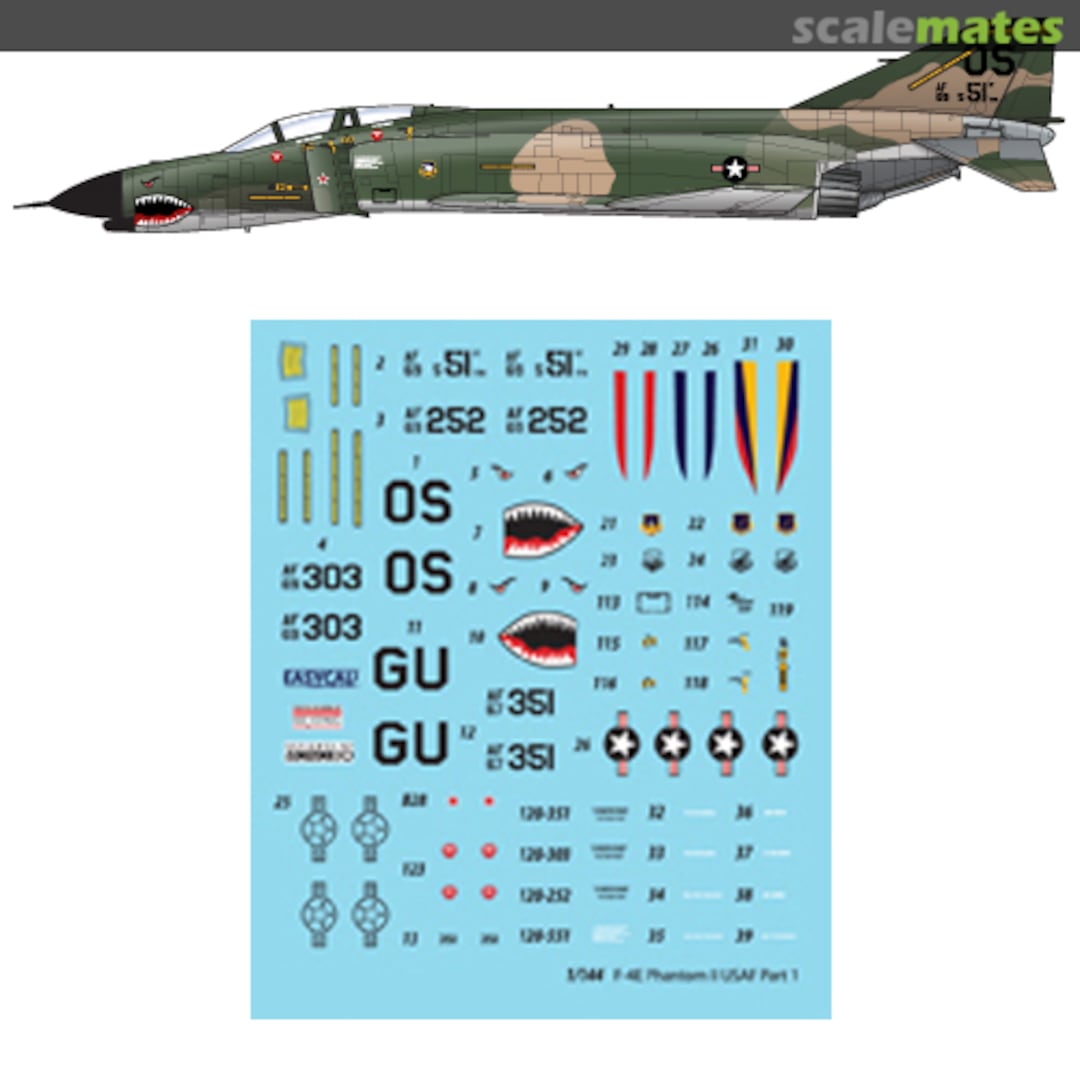 Boxart F-4E Phantom II USAF Part.1 ED44011 Monokio Boxart F-4E Phantom II USAF Part.1 ED44011 Monokio
