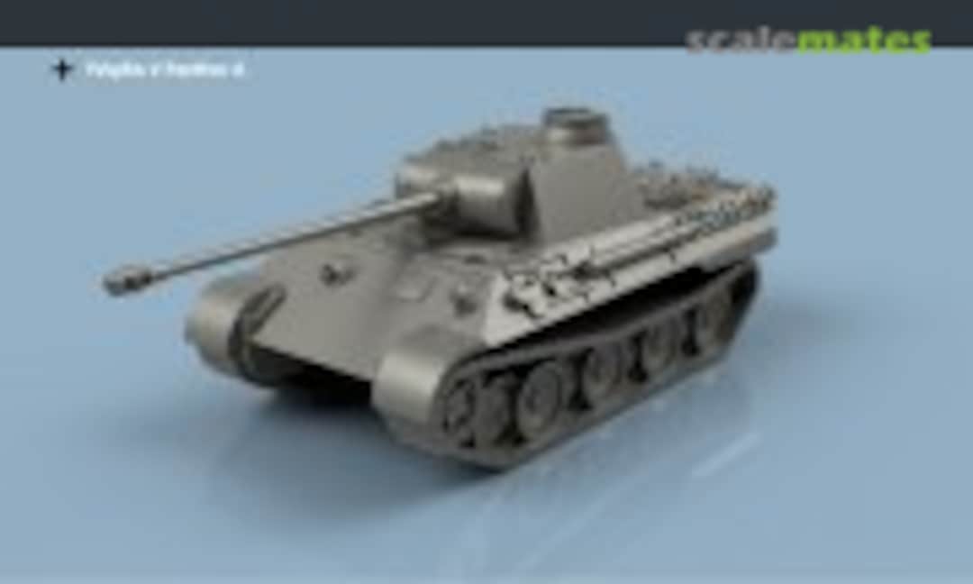1:700 Pzkpfw V Ausf. A Panther - 3D printing (5 pcs) (L'Arsenal 3D700510) 3D700510