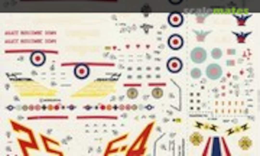 1:72 Phantom FG.1, A &amp; AEE + 111 Sqn RAF Special 25th Anniversary Schemes - 1983 Greenham Common IAT: Victor K2, 55 + 57 Sqn RAF (Modeldecal 72)