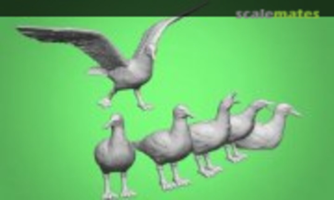 1:76 Seagulls (x12) (Modelu 31400-076) 31400-076