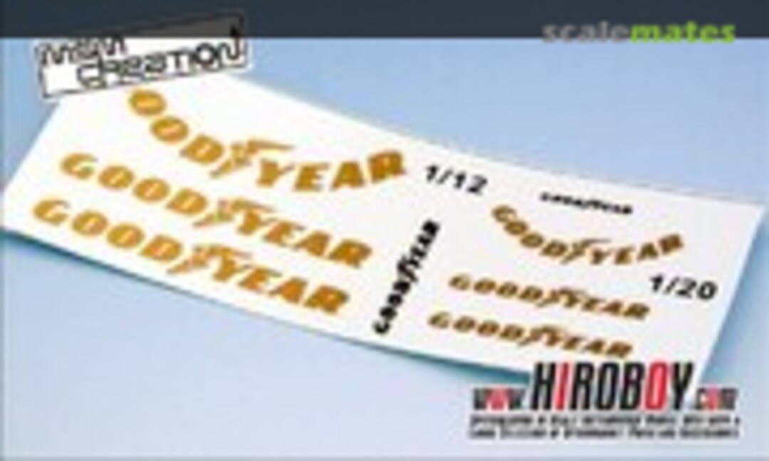 1:12 Goodyear decal for Wolf WR1 (MSM Creation MSMD164)