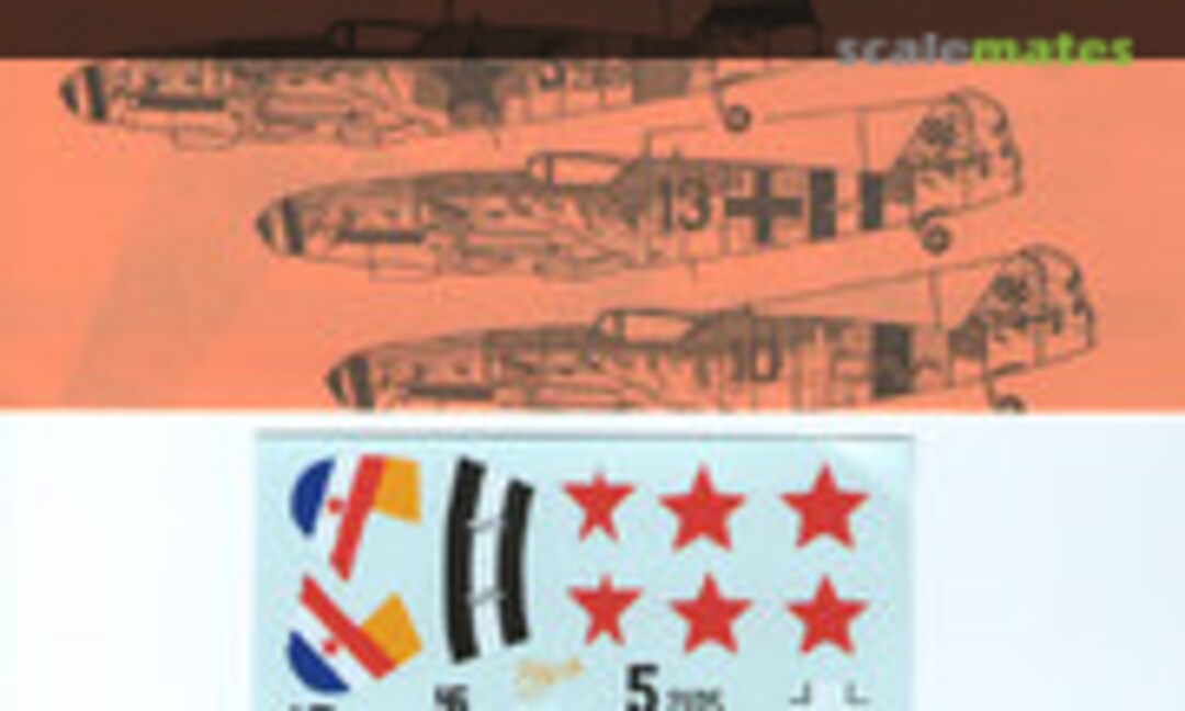 1:72 Yugoslav and German Late War Bf 109G's (Ventura V7260) V7260