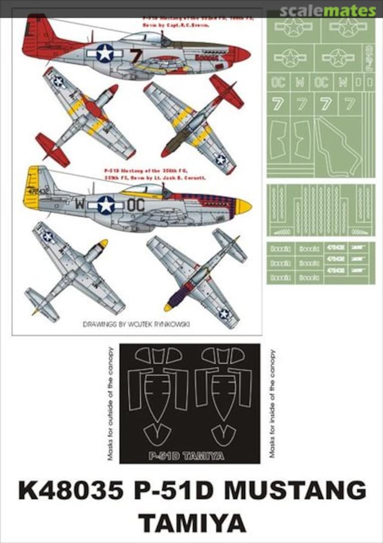 Boxart P-51D Mustang K48035 Montex Boxart P-51D Mustang K48035 Montex