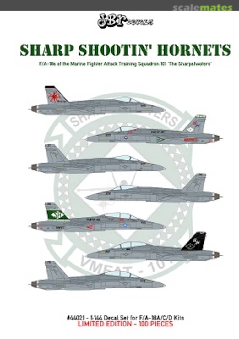 Boxart Sharp Shootin' Hornets 44021 JBr Decals Boxart Sharp Shootin' Hornets 44021 JBr Decals