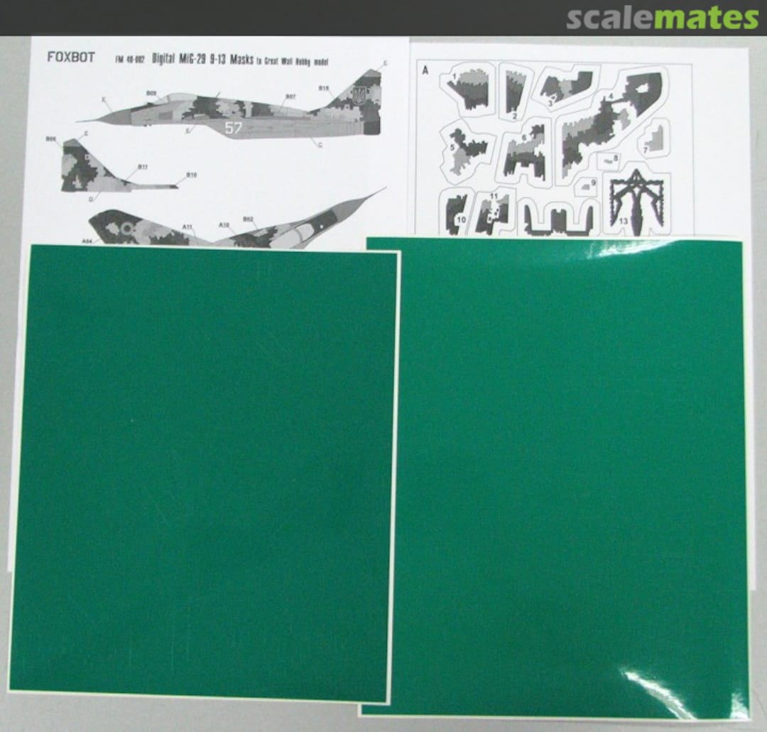 Boxart Digital MiG-29 9-13 for GWH model FM48-002 Foxbot Boxart Digital MiG-29 9-13 for GWH model FM48-002 Foxbot