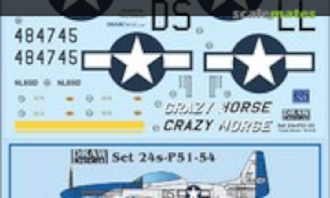 1:24 TF-51 "Crazy Horse" (Draw Decal 24-P51-54) 24-P51-54