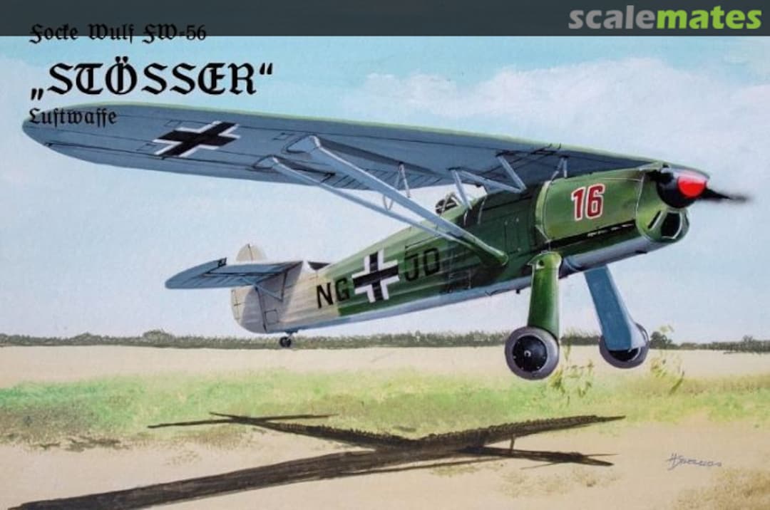 Boxart Focke Wulf Fw-56 "Stösser" Luftwaffe PPC48005 Attack Hobby Kits Boxart Focke Wulf Fw-56 "Stösser" Luftwaffe PPC48005 Attack Hobby Kits