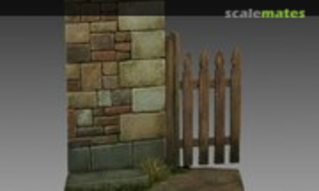 1:35 Base with wall and gate (Royal Model 867) 867