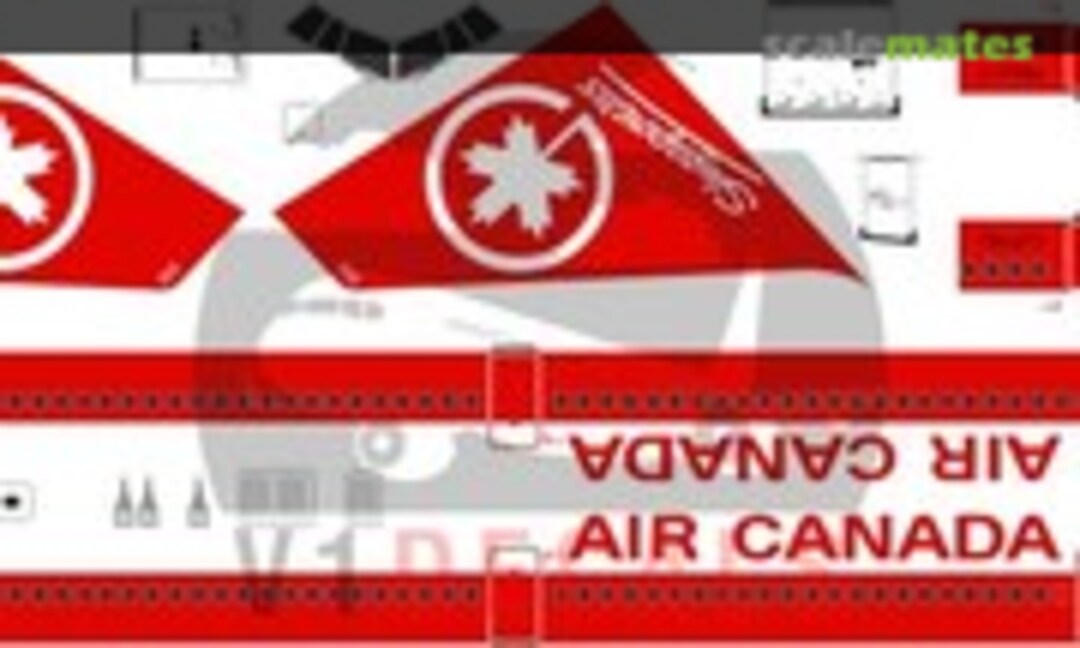 1:144 Air Canada Lockheed L-1011-100 Tristar (V1 Decals V1D0269-144) V1D0269-144