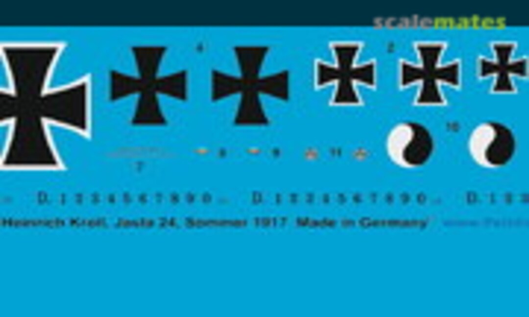 1:48 Albatros D.V Heinrich Kroll, Jasta 24 (Peddinghaus-Decals 48 3652) 48 3652