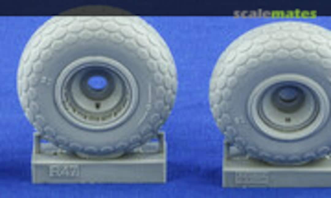 1:48 B-17 wheels oval tread (Eduard 648644) 648644