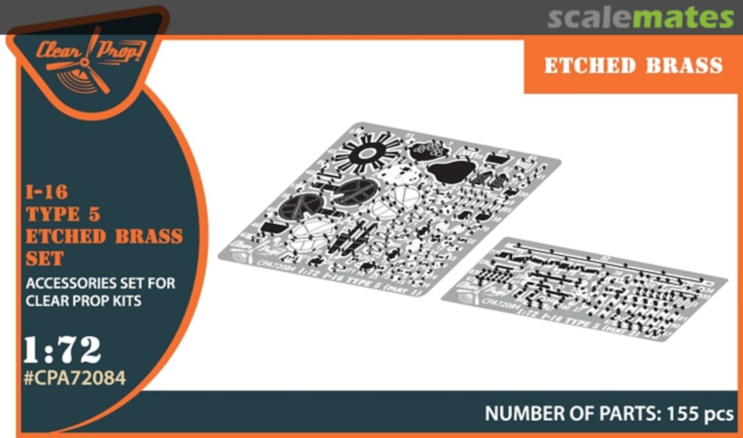Boxart I-16 Type 5 Etched Brass Set CPA72084 Clear Prop! Boxart I-16 Type 5 Etched Brass Set CPA72084 Clear Prop!