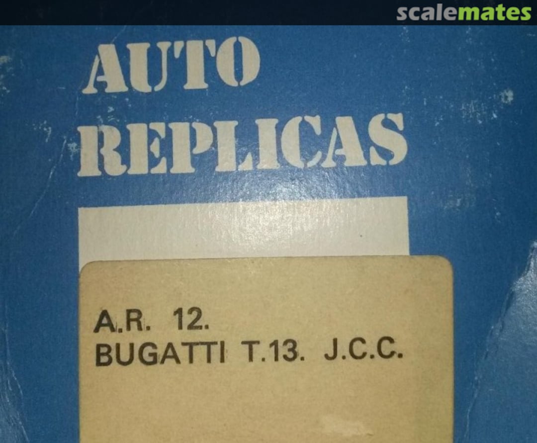 Boxart Bugatti Type 13 JCC AR A12 Auto Replicas
