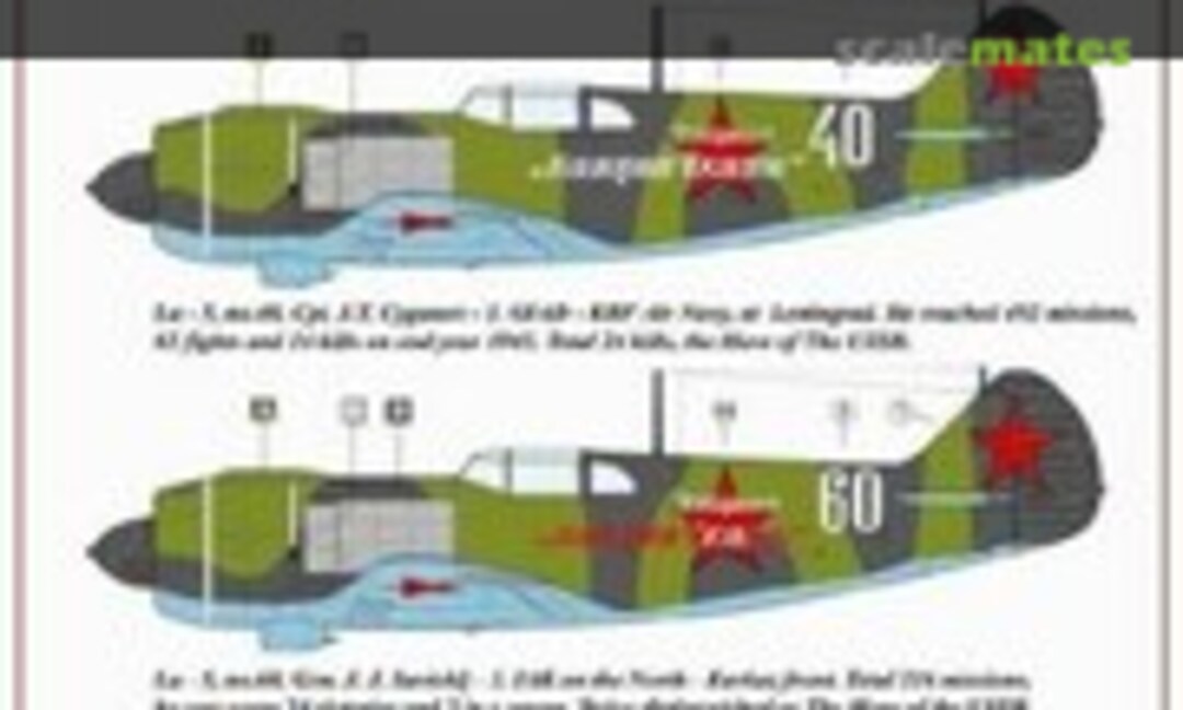 1:72 Soviet Aces in Lavochkin La-5s (AML AMLD72049) AMLD72049