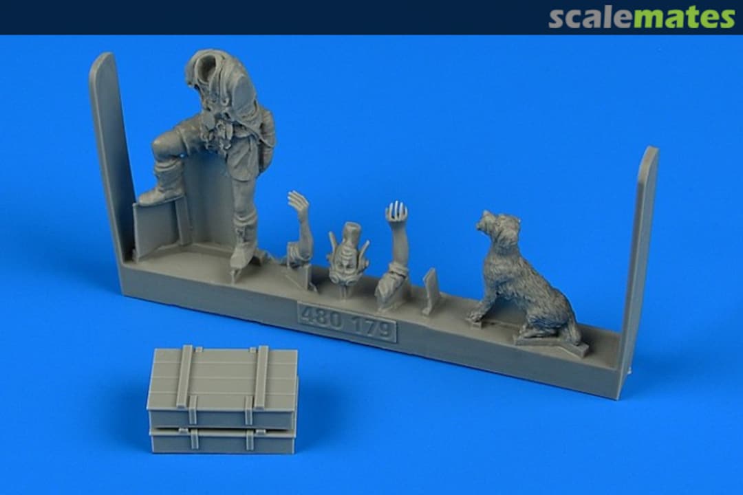 Boxart Middle East Allied Pilot WWII with dog 480 179 Aerobonus Boxart Middle East Allied Pilot WWII with dog 480 179 Aerobonus