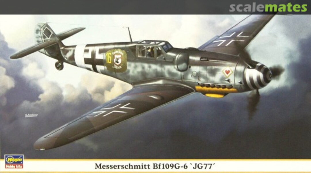 Boxart Messerschmitt Bf109G-6 `JG77´ 09785 Hasegawa Boxart Messerschmitt Bf109G-6 `JG77´ 09785 Hasegawa