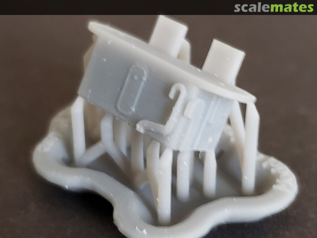 Boxart Fletcher class Destroyer late-war Anti-aircraft Director Deck House 350-FletDeckHouse Model Monkey Boxart Fletcher class Destroyer late-war Anti-aircraft Director Deck House 350-FletDeckHouse Model Monkey