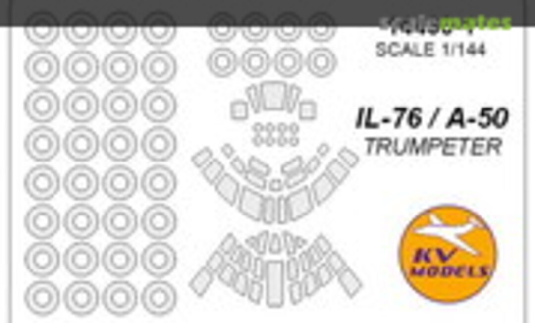 1:144 Ilyushin IL-76 / A-50 and wheels masks (KV Models 14430-1) 14430-1