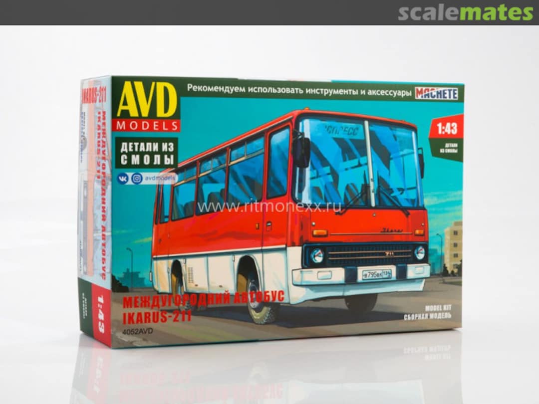 Boxart Intercity Bus Ikarus-211 4052AVD AVD Models