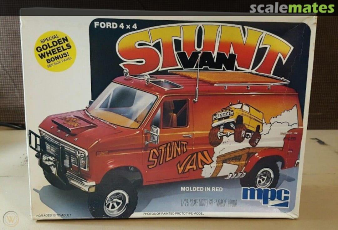 Boxart 4 x 4 Ford stunt van 1-0430 MPC Boxart 4 x 4 Ford stunt van 1-0430 MPC