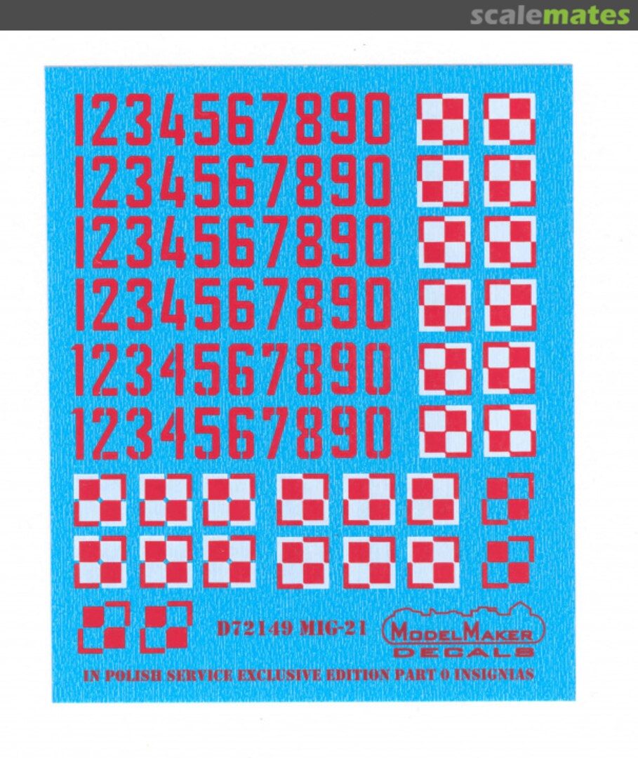 Contents MiG-21 in Polish service exclusive edition part 0 Insignia D72149 ModelMaker Contents MiG-21 in Polish service exclusive edition part 0 Insignia D72149 ModelMaker