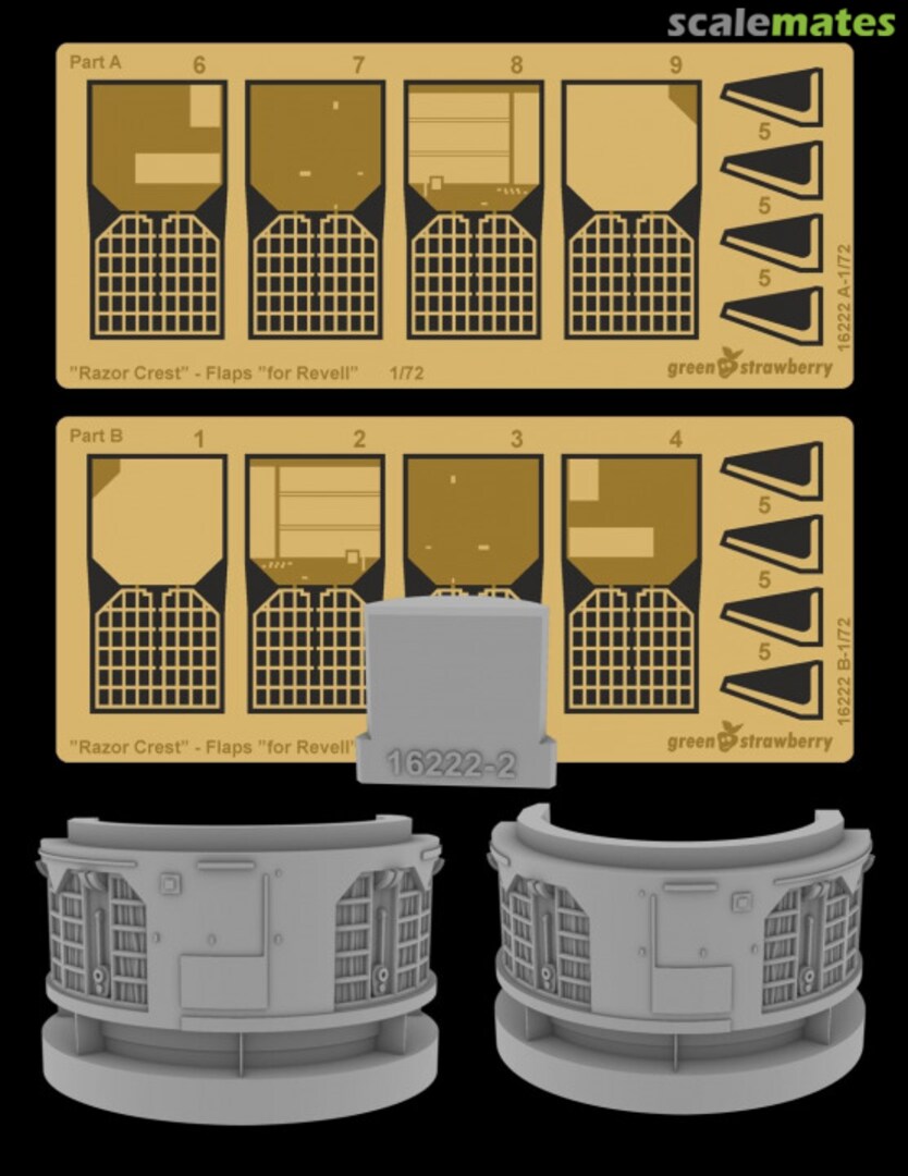 Boxart "Razor Crest" - Flaps 16222-1/72 Greenstrawberry Boxart "Razor Crest" - Flaps 16222-1/72 Greenstrawberry
