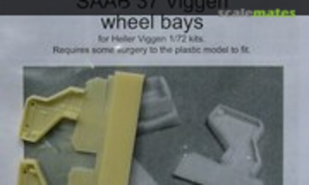 1:72 SAAB 37 Viggen wheel bays (Maestro Models MMK7250) MMK7250