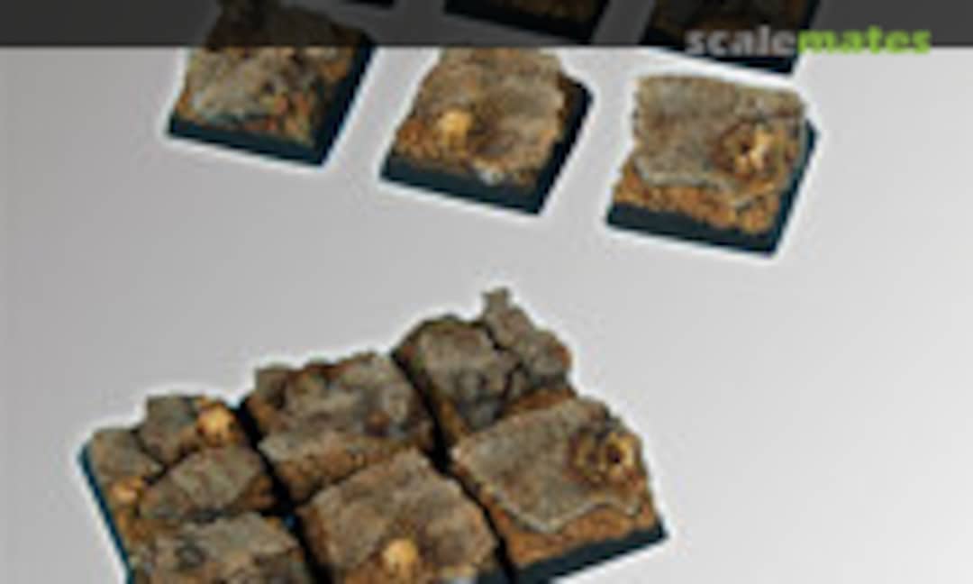 No Rocky 20mm square bases (5 pcs) (Scibor Monsterous Miniatures BSRO0004) BSRO0004