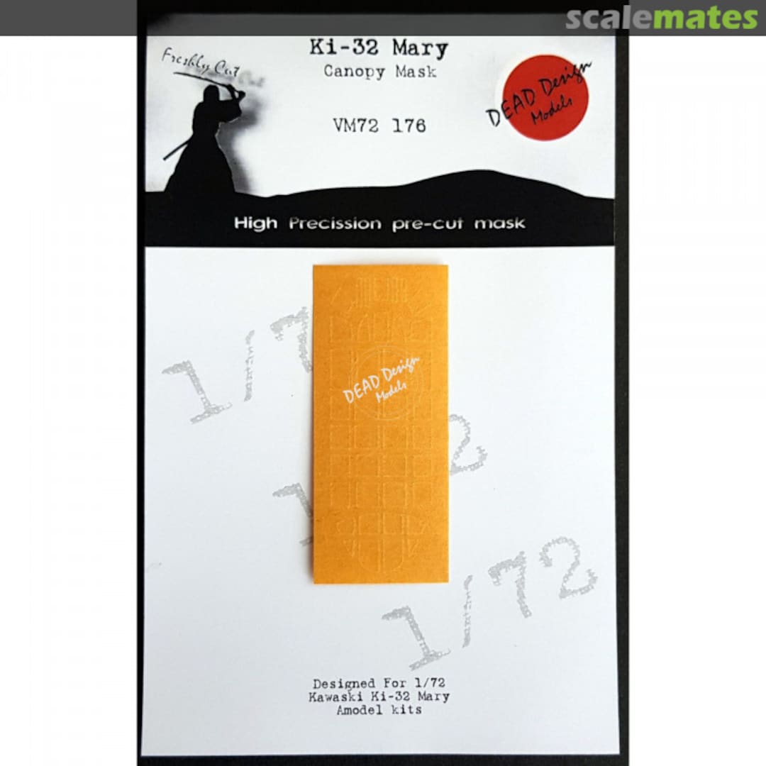 Boxart Ki-32 Mary - Canopy Masks VM72176 DEAD Design Models Boxart Ki-32 Mary - Canopy Masks VM72176 DEAD Design Models