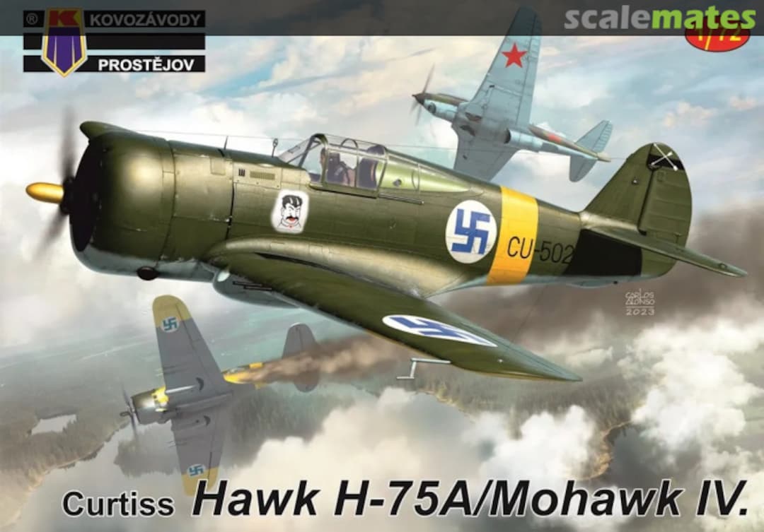 Boxart Curtiss Hawk H-75A/Mohawk IV. KPM0420 Kovozávody Prostějov Boxart Curtiss Hawk H-75A/Mohawk IV. KPM0420 Kovozávody Prostějov