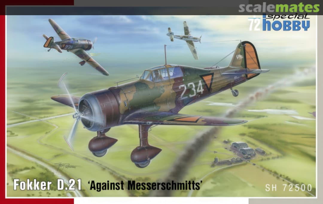 Boxart Fokker D.21 SH 72500 Special Hobby Boxart Fokker D.21 SH 72500 Special Hobby
