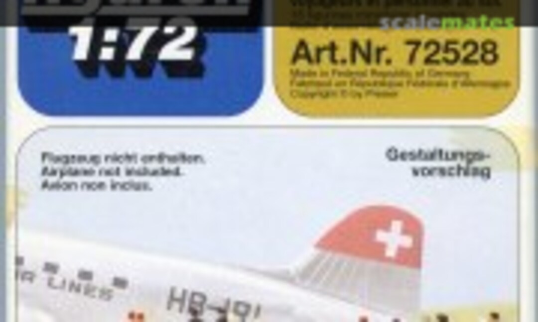 1:72 Civil airline personnel, travellers and ground crews (Preiser 72528) 72528