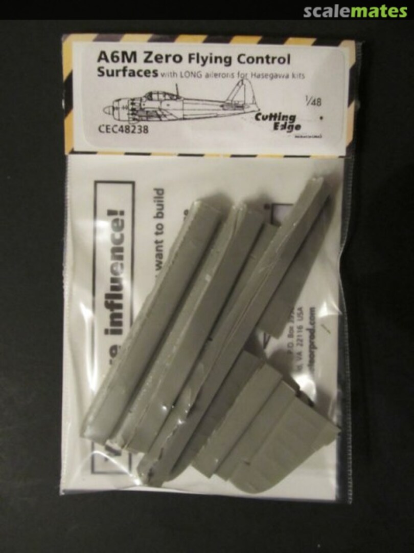 Boxart A6M Zero Flying Control Surfaces CEC48238 Cutting Edge Modelworks Boxart A6M Zero Flying Control Surfaces CEC48238 Cutting Edge Modelworks